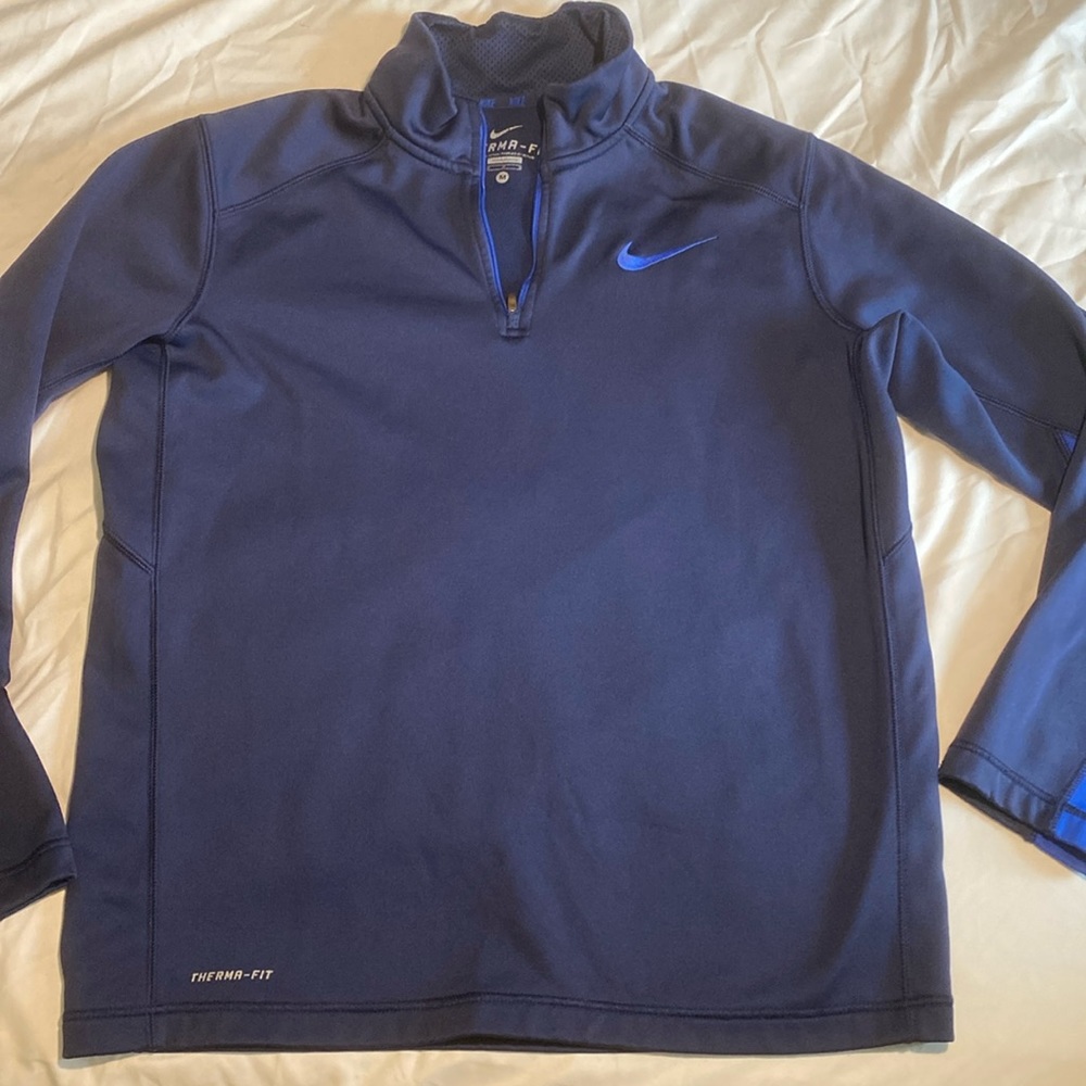 Men’s Nike blue quarter zip